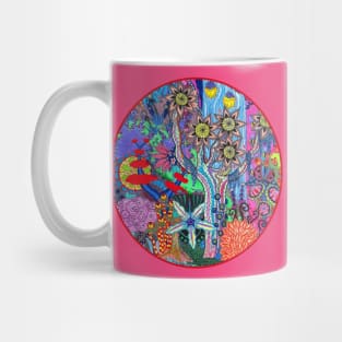 Abstract Forest Mug